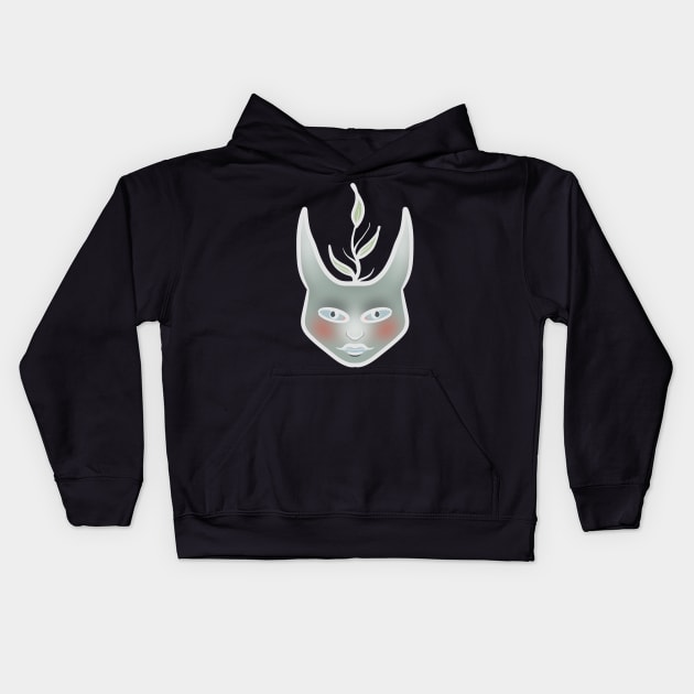 Cute Nature Demon Monster Kids Hoodie by mizaarte